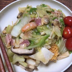 長崎皿うどん(スープ付き)